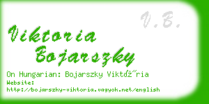 viktoria bojarszky business card